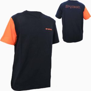 V-shirt Blue-Arancione